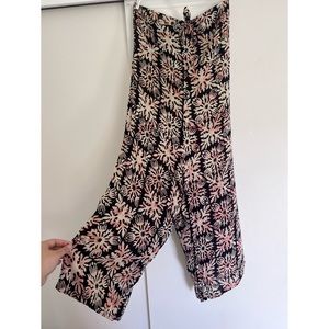 ALOHIWAI | strapless tie-front cropped jumper